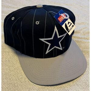 Dallas Cowboys Pinstripe Vintage Hat Eastport New Navy Grey